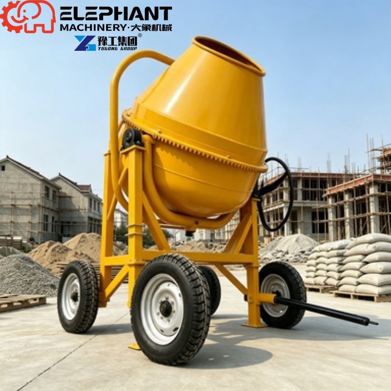 Heavy Equipment Mixer - Portatif Beton Mikseri 350L, Ağır Hizmet