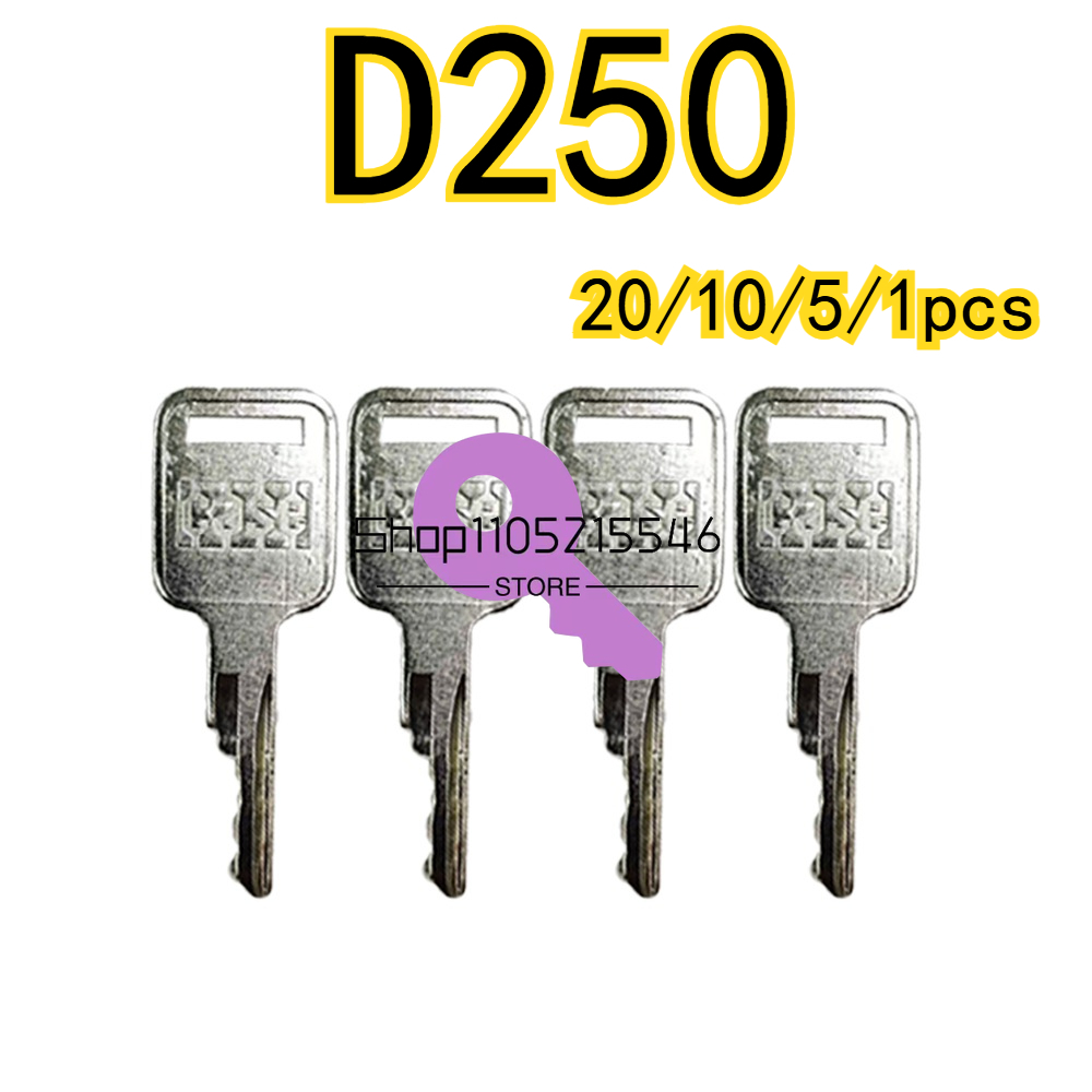 Brand Heavy Equipment - 20/10/5/1 adet Yepyeni D250 Anahtarları Bobcat
