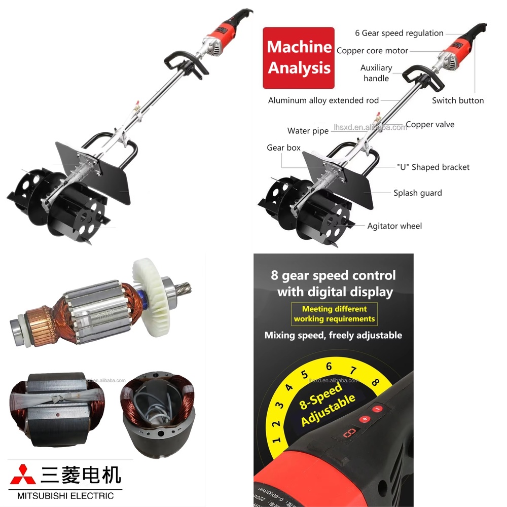 Heavy Equipment Mixer - Kuru Toz Karıştırma İçin Portatif Beton