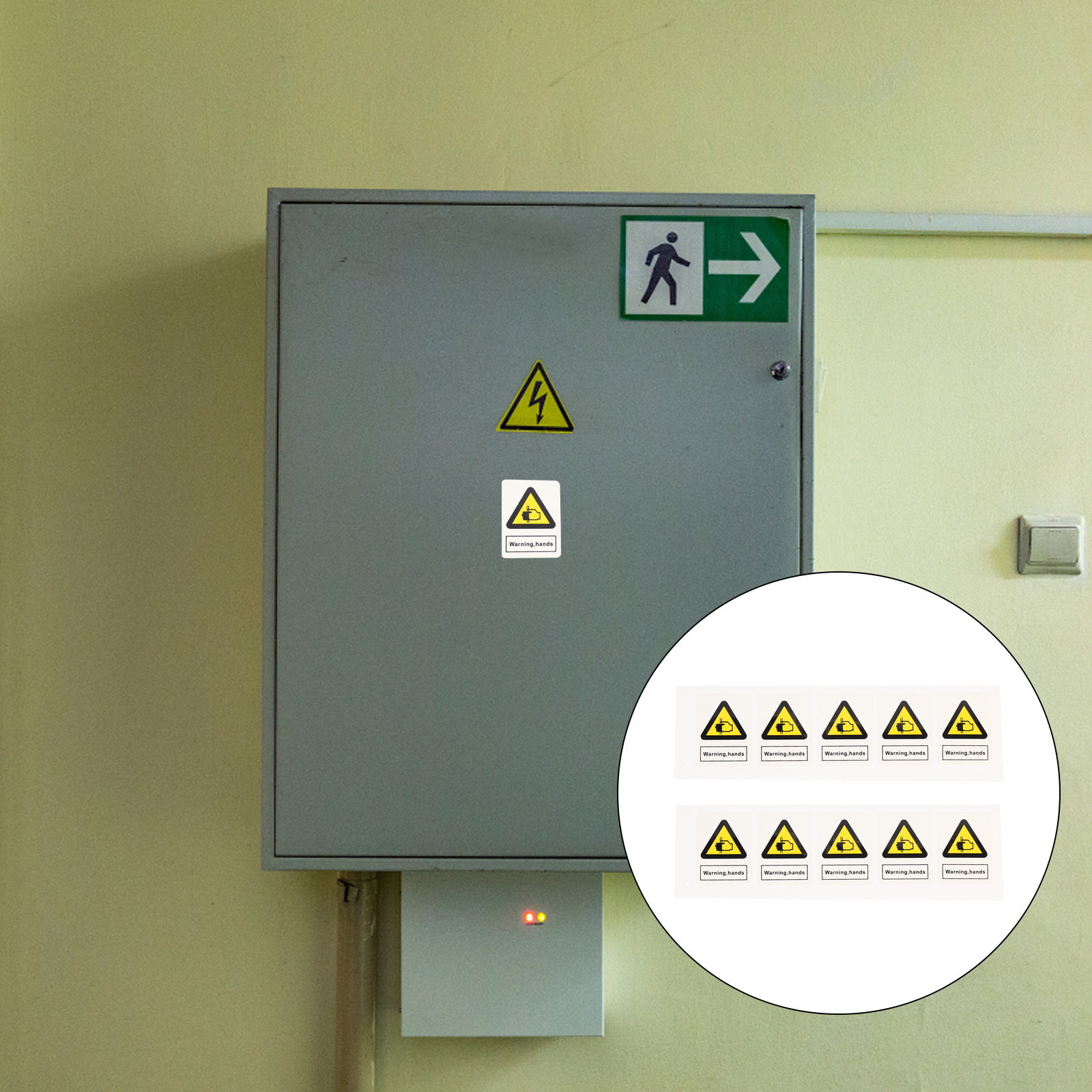 10 Adet Uyarı İşareti Etiketi, - Heavy Equipment Warning Sign incelemesi ve fiyatı